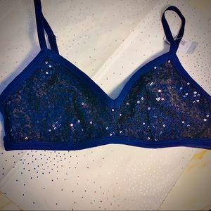 AERIE sequin bralette NWT Medium
